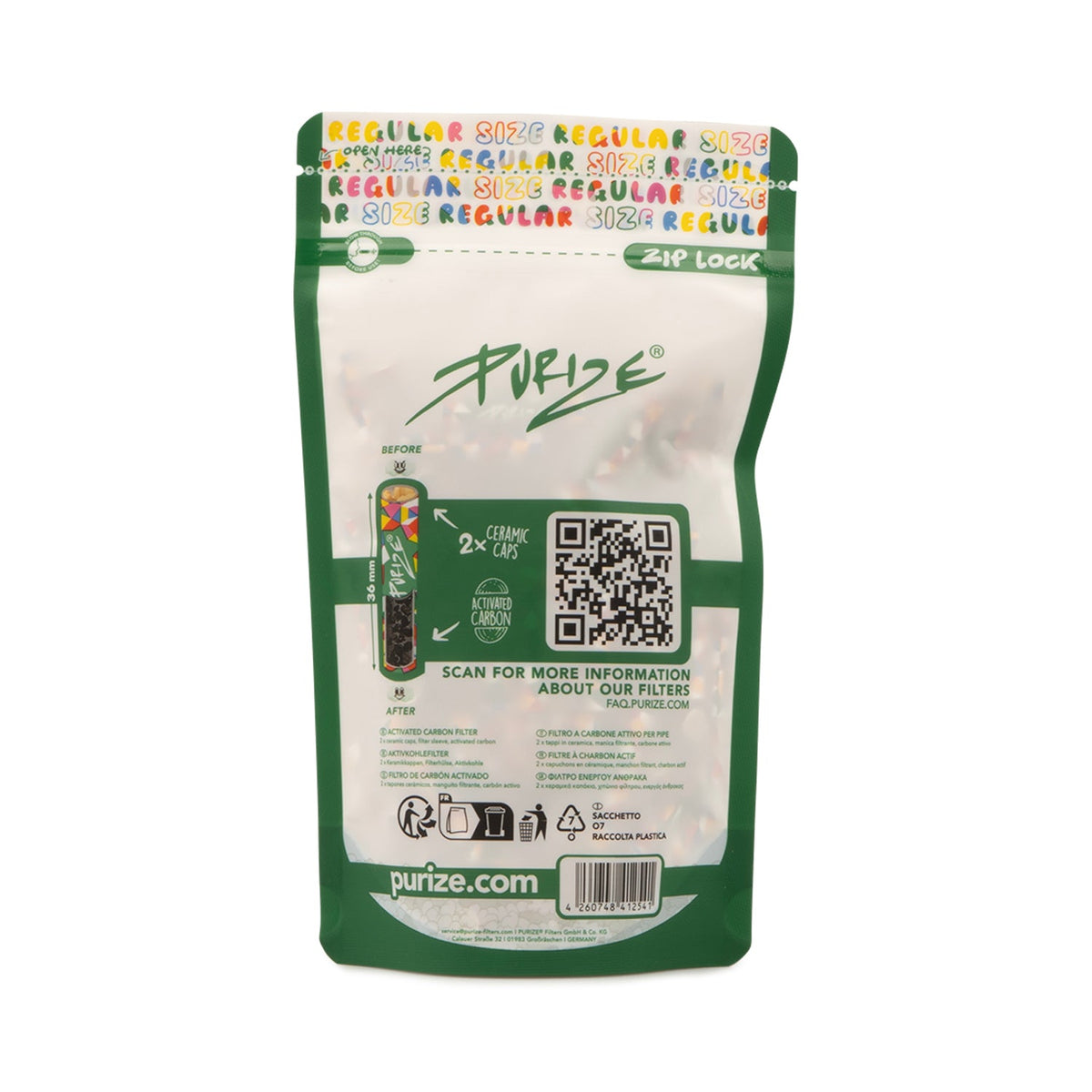 100 PURIZE® Regular Size