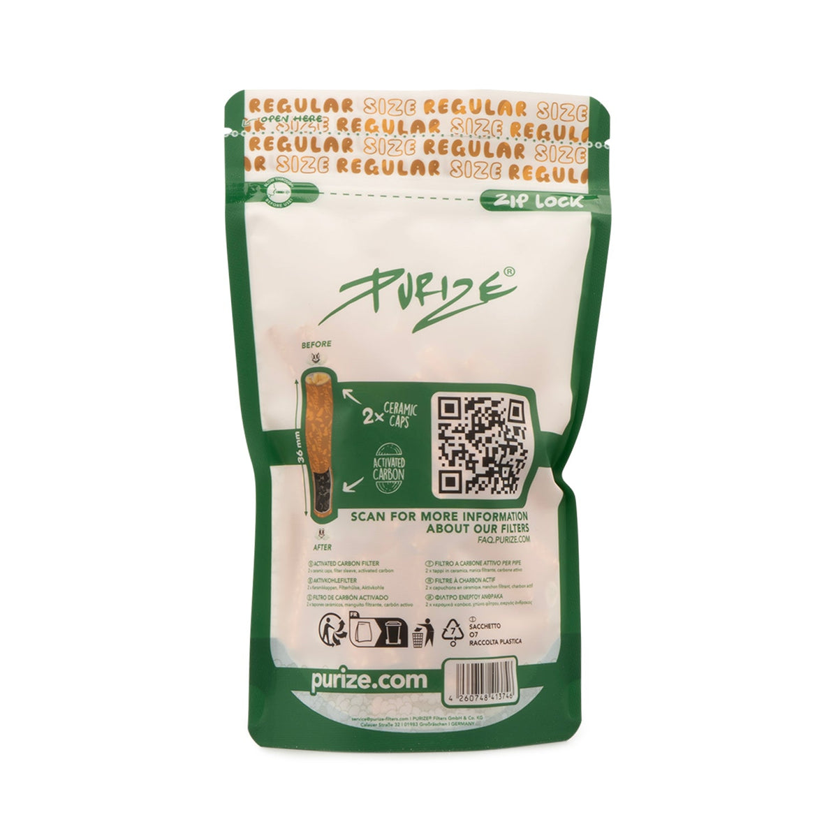100 PURIZE® Regular Size