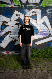 PURIZE® T-Shirt | Schwarz | bestickt